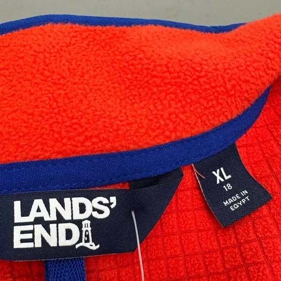 Lands End Fleece Jacket XL NWOT - Picture 4 of 4